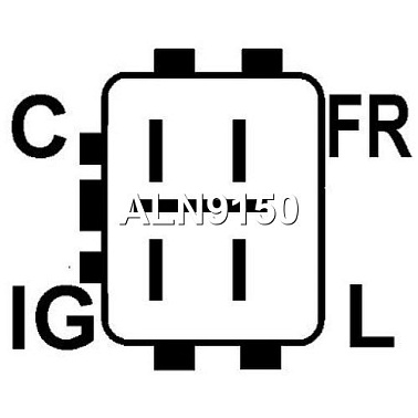 Генератор cо шкивом 6 ручьев KRAUF ALN9150GB