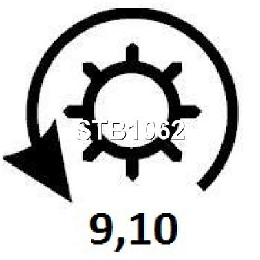 Стартер 10 зубов KRAUF STV1062ZL