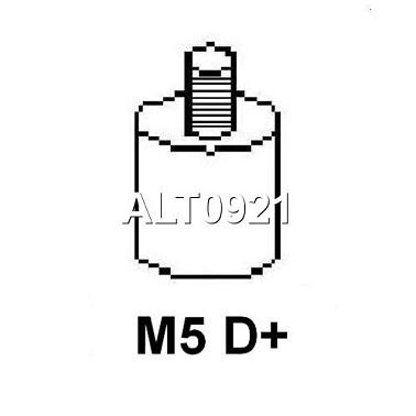 Генератор cо шкивом 2 ручья Motorherz ALT0921WA